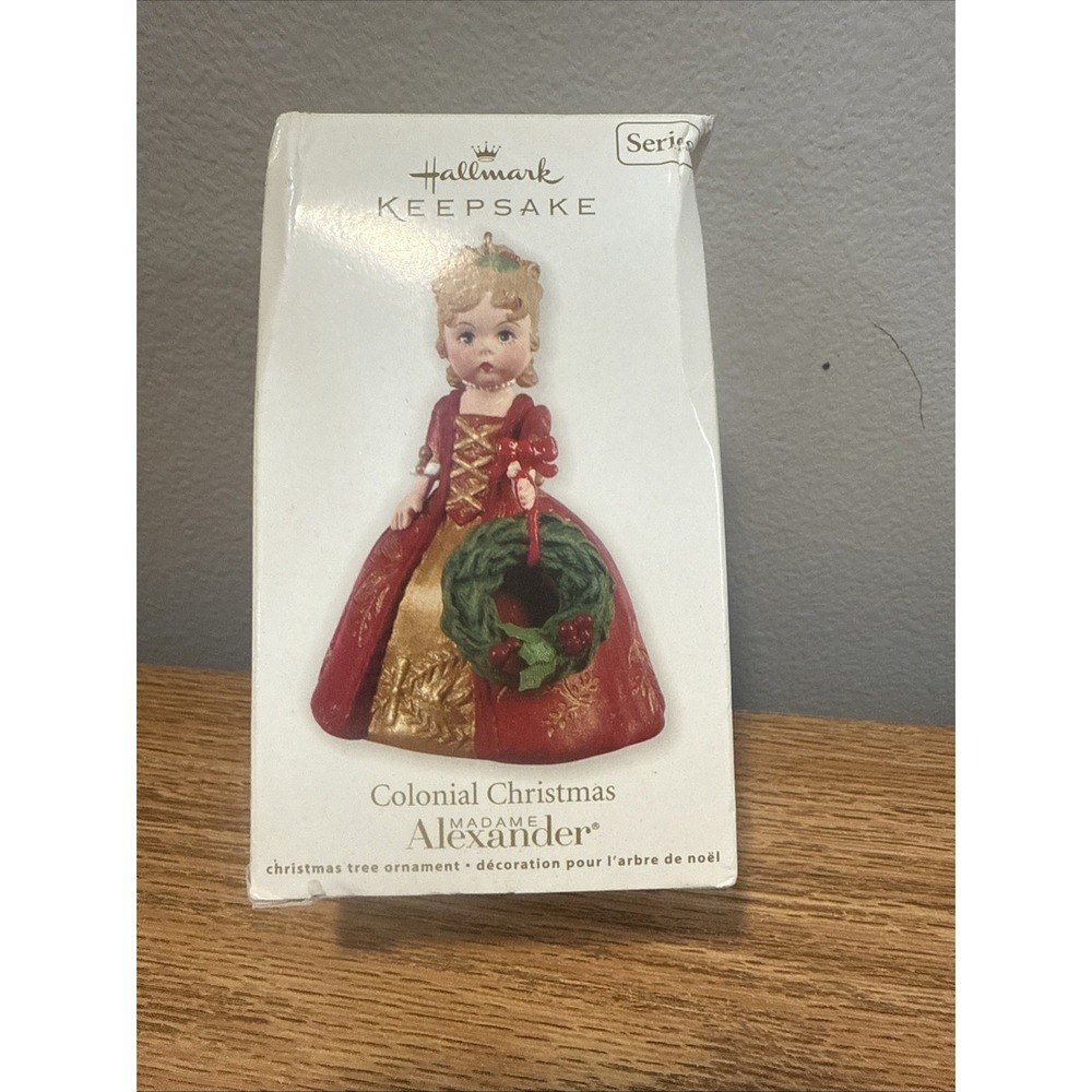 Hallmark Ornament Colonial Christmas 2012 #17 in Madame Alexander Series